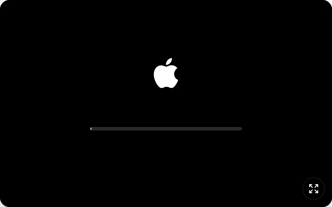 Fake macOS Update Screen preview